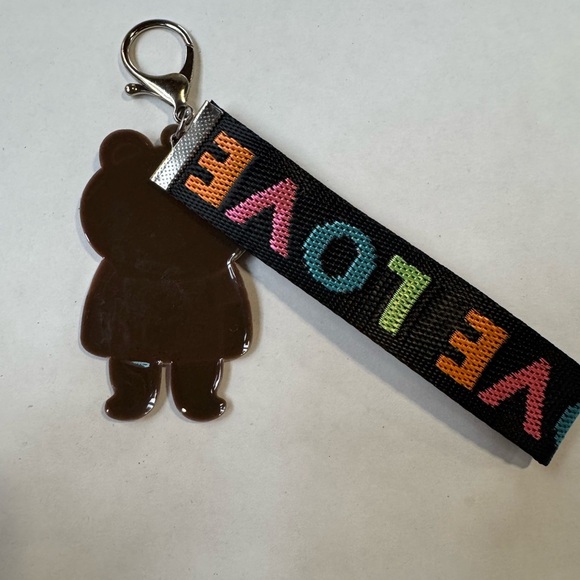 Brown Bear Keychain with LOVE Strap - Picture 2 of 2
